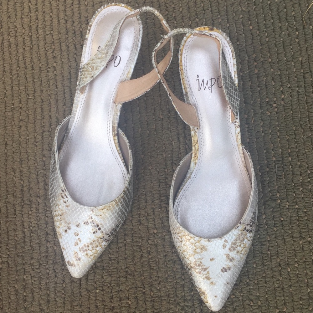 Impo Snake Skin heels